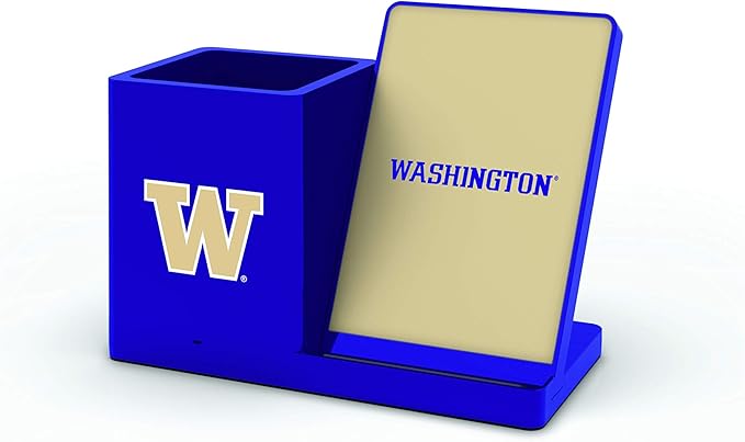 SOAR NCAA Unisex Cell Phone Wireless Charging Stand and Desktop Organizer