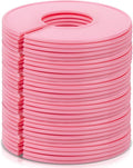 Sukh Closet Dividers 30pcs - Plastic Clothes Organizer Shelf Tags Labels for Clothing Rack Wardrobe Store Warehouse Nursery Must Haves Boutique Supplies Sturdy Durable Flexible No Burrs (Pink)
