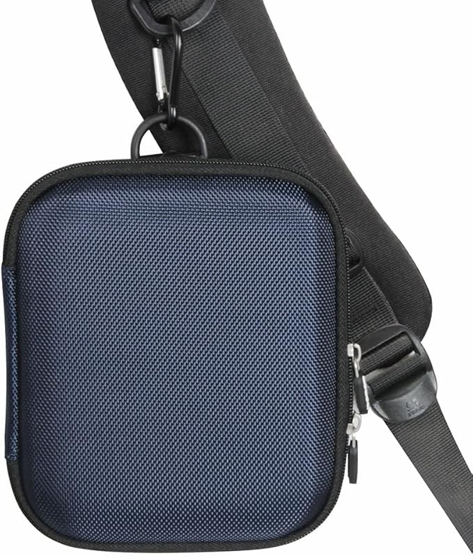 Adada Hard Case for SanDisk 500GB / 250GB / 1TB / 2TB Extreme Pro Portable SSD (Black+Orange, Case for 2Hard Drives)