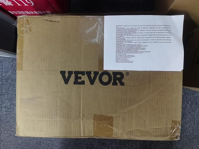 VEVOR Kitchen Utility Cart, 3 Tiers, Wire Rolling Table with 661 LBS Capacity, Steel Service Desk on Wheels, Metal Storage Trolley with 80 mm Deep Basket Curved Handle 6 Hooks