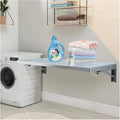 Wall Mounted Folding Table,304 Stainless Steel Wall Folding Desk,Floating Table for Wall,Laundry Room Folding Table,Home Bars and Dining Establishments(100x50cm /39.4"x19.7")