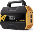 VTOMAN FlashSpeed 300 Portable Power Station, 300W 230Wh LiFePO4 Battery with 3000 Life Cycles, 100W PD USB-C Fast Charge, 6 Outputs for Outdoor Camping, Home Backup, RV, Off-Grid