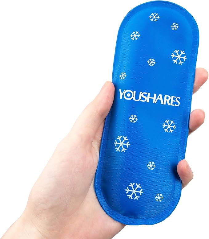 YOUSHARES Diabetes Ice Packs for Insulin Cooler Travel Case - TSA Approved Ice Packs for Diabetic Travel Case, Mini Ice Packs Suitable for Most Insulated Medication Travel Bag（4 Packs）