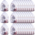 24 Pcs 24 * 32 Inches Fine Mesh Laundry Bag with Drawstring Large Heavy Duty Mesh Bag Machine Washable Sheet Drawstring Net for Delicates College Dorm