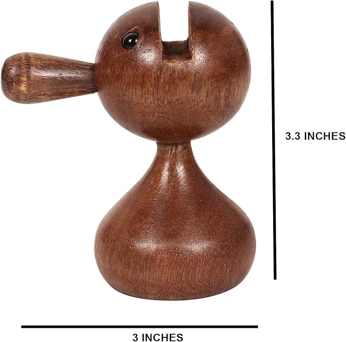 ETROVES- Handmade Wooden Spectacle Holder Eyeglass Holder Display Stand for Home Office Desk Decor Accessories Bedside/Side Table 3.3 Inches