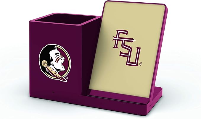 SOAR NCAA Unisex Cell Phone Wireless Charging Stand and Desktop Organizer