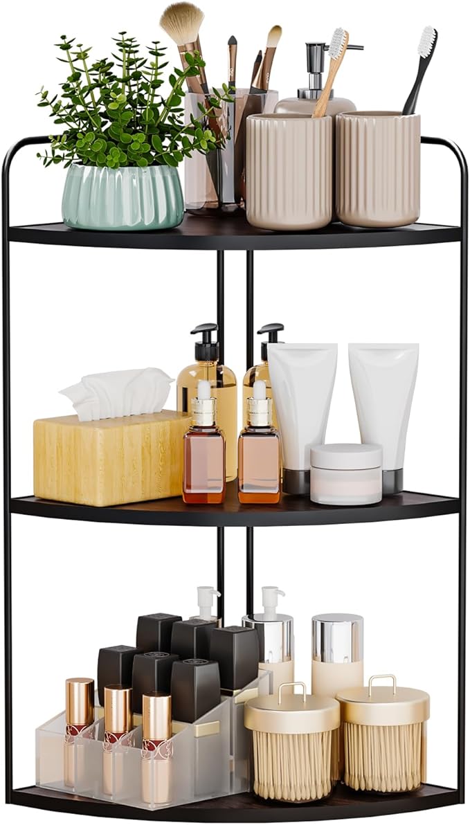 Bathroom Counter Organizer,Countertop Organizer,Vanity Organizers,Bathroom Storage,Bathroom Sink Organizers,Counter Shelf,Corner Counter,Corner Shelves