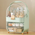 Makeup Organizer Countertop, Skincare Holder Bathroom Counter Organizer, Storage Box Cosmetic Display Cases, Teen Girl Gifts Make up Organizers for Vanity, Dresser (Green)
