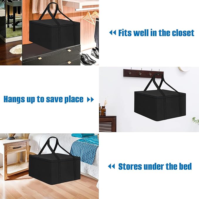 SIRUITON 32”L x 32”W x 24”H Outdoor Cushion Storage Bag,Patio Furniture Cushion Storage Bag,Heavy Duty Rip Proof 600D Oxford,with Handle and Zipper of Waterproof Garden Cushion Storage Covers
