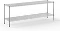 18" Deep x 72" Wide x 27" Height Wire Shelving Kit | 2-Tier | NSF Commercial Storage Rack Unit