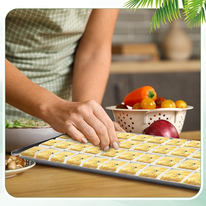 5 Sets Freeze Dryer Tray Dividers, Compatible with Harvest Right Freeze Dryer, Candy Tray Dividers Accessories(Medium,White)