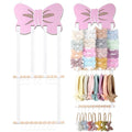 POVETIRE Headband Holder - Bow Hair Accessories Organizer, Storage Wall Hanging Display for Nursery, Toddler Girls Room