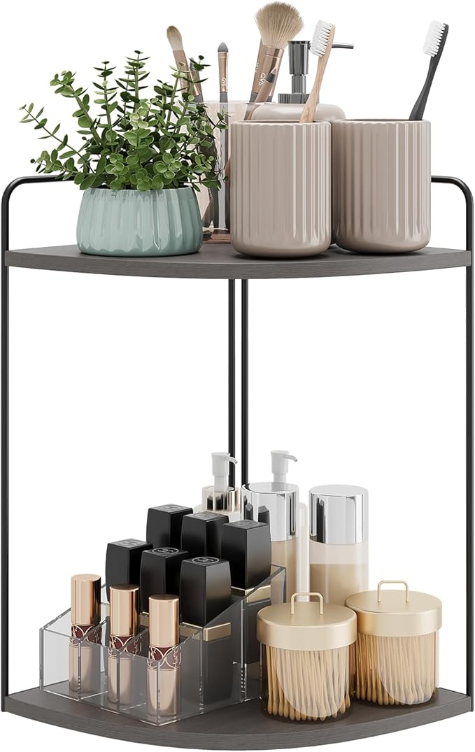 Bathroom Counter Organizer,Countertop Organizer,Vanity Organizers,Bathroom Storage,Bathrooms Sink Organizers,Counter Shelf,Corner Counter,Corner Shelves