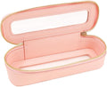 Travel Clear Makeup Bag Set, TSA Approved Cosmetic Bag Case with Zipper Portable Makeup Pouch Toiletry Bag Women Traveling Cosmetic Organizer Storage Bag Car Organizer Car Essentials for Women