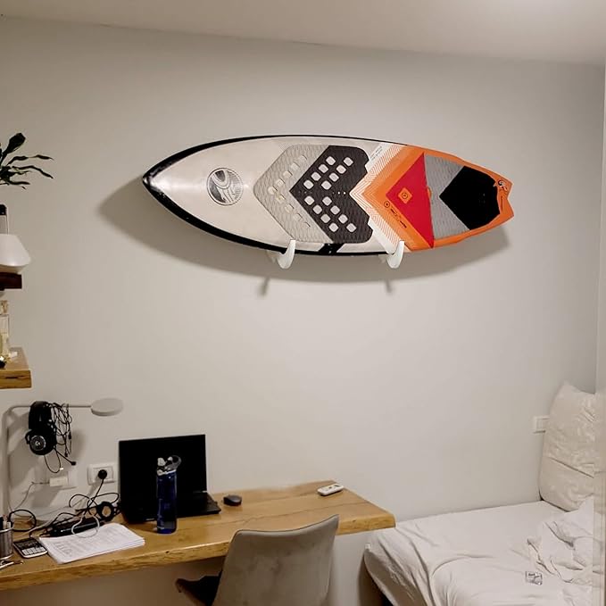 Hang 11 Surfboard Wall Mount - Surf Board Wall Hangers, Surfboard Mount, Beautiful Sustainable Wooden Rack, Perfect to Display Your Board, Surf Racks, Horizontal Hanger, Surfing Accessories