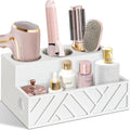 Hair Tool Organizer, Hair Dryer Holder Wall Mounted, Bathroom Countertop Organizer for Bathroom Accessories, Blow Dryer Organizer for Curling Iron, Hair Styling Tools, Vanity Organizer for Makeup