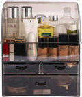 MOOCHI Professional Large Cosmetic Makeup Organizer Bathroom Storage Display Case with Drawers