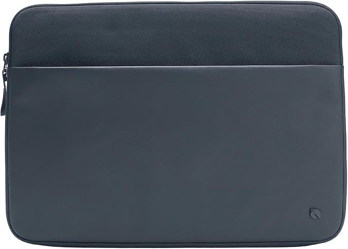Incase A.R.C. Laptop Sleeve 14 Inch – MacBook Case with Faux Fur Lining, External Pocket – Fits MacBook Pro Air Lenovo Dell HP – Laptop Cover, Computer Case - Travel, Work, College - Navy