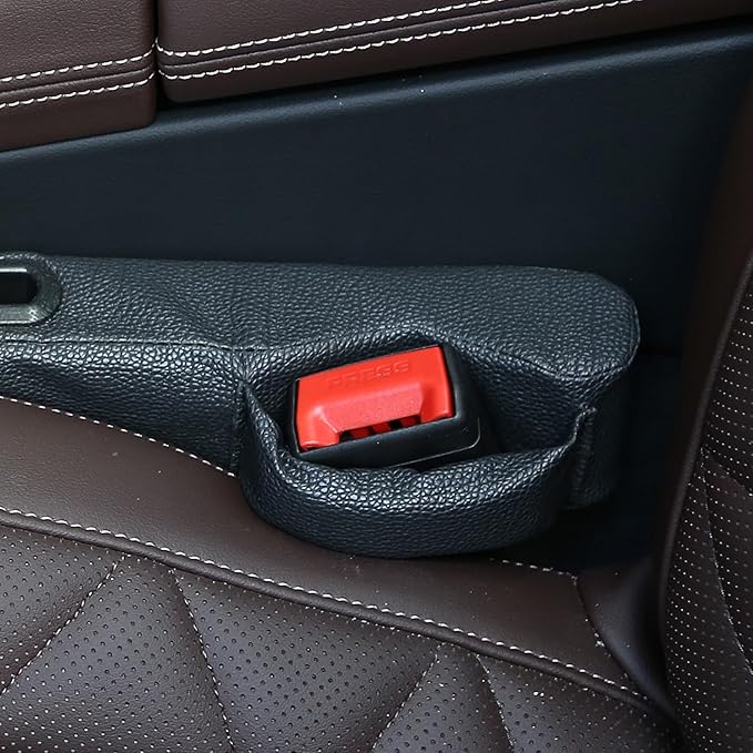 Car Accessories,Car Gap Plug,Car Seat Gap Prevent Small Items from Falling,2 Combinations of Main and Passenger Seats Universal.(Black)