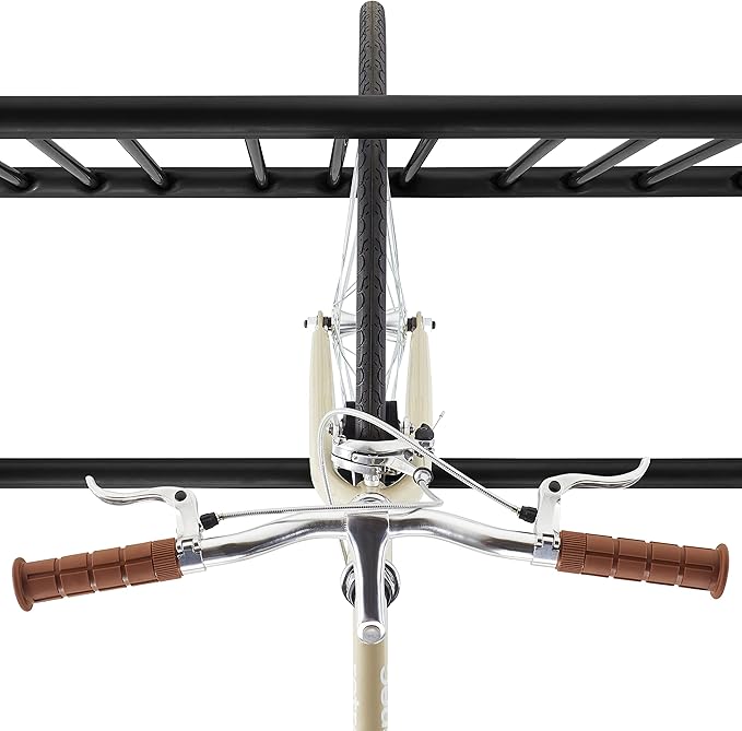 Retrospec Commercial Grid Bike Rack - Single & Double Sided - Bicycle Storage Stand for Garages, Stores, Schools & Universities Power Coated Steel