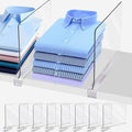Acrylic Shelf Dividers for Closet Organization, Closet Shelf Organizer Closet Organizer for Bedroom, Closet Dividers for Shelves Clear Acrylic Shelf Dividers Clothing Divider Shelf (Clear,8 Pack)