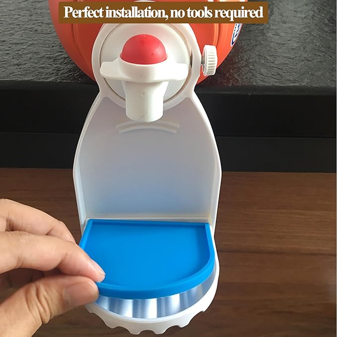 Laundry Detergent Station 2 Pack - Drip Catcher/Cup Holder Fits Most Bottles, No Leaks (3.5" x 3.5" x 5.9", White)