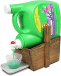 Besuerte Laundry Detergent Stand - Farmhouse Laundry Detergent Shelf - Liquid Laundry Detergent Holder - Laundry Soap Holder - Detergent Organizer For Laundry Room(Jacobean)