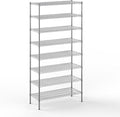 18" Deep x 42" Wide x 86" Height Wire Shelving Kit | 8-Tier | NSF Commercial Storage Rack Unit