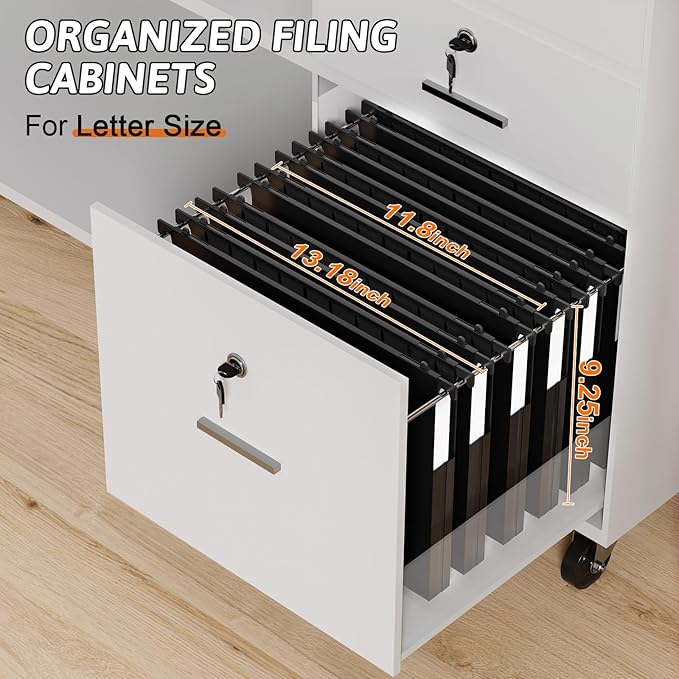 Plastic Extra Capacity Hanging File Folders Letter Size,Heavy Duty 1" Expansion Accordian Pocket,Black Expanding Hang Folder with Tab,12 Pack Reinforced File Cabinet Folders for Office School