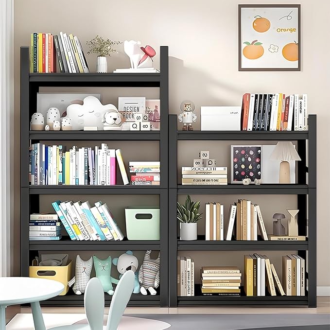 Kitchen Storage Rack,2 Tier Metal Shelving Unit,Small Pantry Shelves for Kitchen Counter,Shelf Organizer for Baker/Book, 20”Wx14”Dx22”H (4Tier-16 w*10”D*44" H)