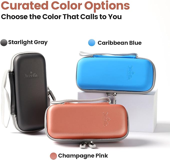 Hard Shell Insulated Cooler Travel Case for 1 Ozempic or Wegovy Injector Pen & Needles, TSA Approved Cold Pack, Easy to Clean, Compact Syringe Box Holder for Trip & Daily Use (Pink)