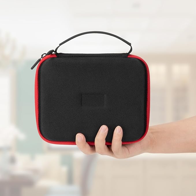 Battery Organizer Storage Case with Tester, Hardshell Portable Checker Carrying Case Holds Batteries AA AAA AAAA C D 9V, Battery Organizer Storage Box (Hold 64+ Cell)
