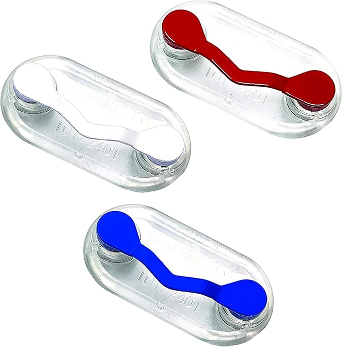 Readerest Magnetic Glasses Holder (3 Pack), Magnet Clip for Readers, Sunglasses & Work Badges for Men & Women, USA Made