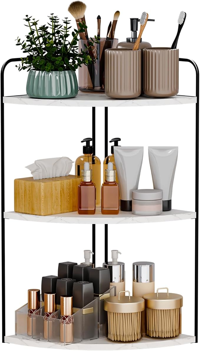 Bathroom Counter Organizer,Countertop Organizer,Vanity Organizers,Bathroom Storage,Bathroom Sink Organizers,Counter Shelf,Corner Counter,Corner Shelves