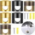 6 Sets Charger Holders for Cords Adjustable Cable Anchor Holders Adhesive Metal Cord Clips Organizer Wire Management Keeper Phone Charger Holder for Nightstand Desktop Wall Office Home
