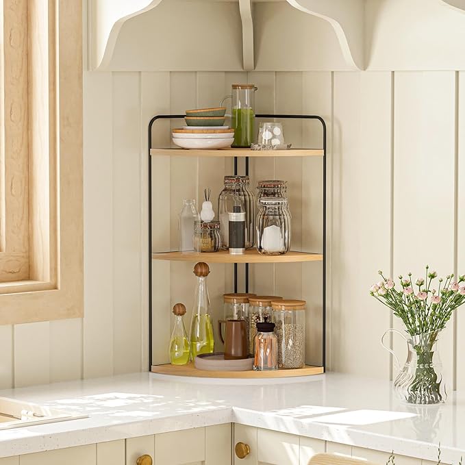 Bathroom Counter Organizer,Countertop Organizer,Vanity Organizers,Bathroom Storage,Bathroom Sink Organizers,Counter Shelf,Corner Counter,Corner Shelves