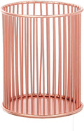 Metal Pen Holder Cup for Desk Makeup Brushes Pencil Holders Home Office Organizer Rose Gold