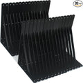 32 Pack L12 x H 8" Black Heavy Duty Shelf Brackets with Screws Metal Shelf Brackets Shelf Support Angle Brackets for Shelves L Brackets Heavy Duty Floating Shelf