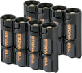 Storacell AA Battery Storage Caddy (2 Pack), Black, Holds 4 Batteries (Not Included)