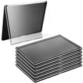 LANIAKEA 6PCS Large Magnetic Makeup Palette with Clear Top 9.25'' x6.57'' Empty Eyeshadow Pan Dispensing Storage Box for DIY Cosmetics Eyeshadow Blush Powder