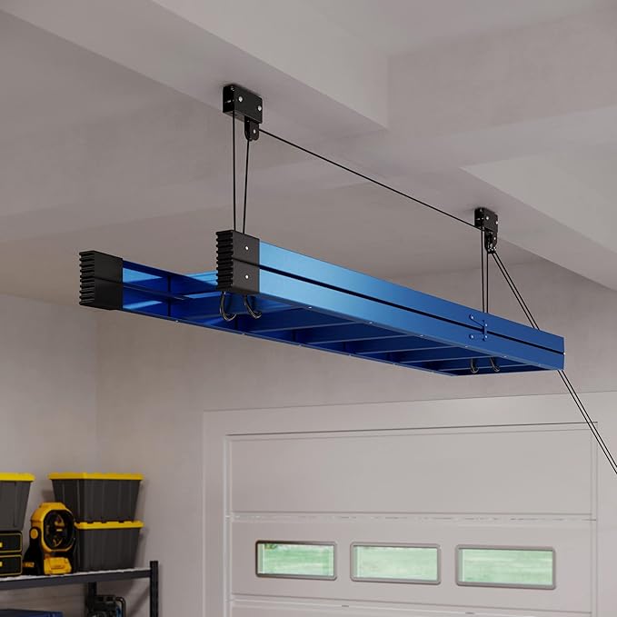 RAD Sportz Kayak Storage Hoists - Overhead Pulley Hoist Systems with 125lb Capacity Each for Canoes, Bikes, Ladders, and More