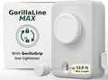 GorillaLine Max - Retractable Clothesline Indoor Outdoor Clothes Line - Heavy Duty Clothes Drying Laundry Line - Wall Mounted Drying Rack - Air Dry Clothing - Max Tighten with GorillaGrip