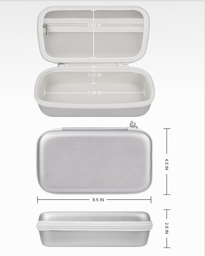 Stukkaze Memory Card Case - Water-Resistant & Anti-Shock 36 Slot Holder, 27 Micro SD & 9 SD/SDHC/SDXC Cards Organizer for Camera - Silver