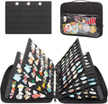 Enamel Pin Display Pages Pin Carrying Case, Pins Collection Storage Organizer Case, Travel Brooch Pin Display Bag (Pins Not Included)