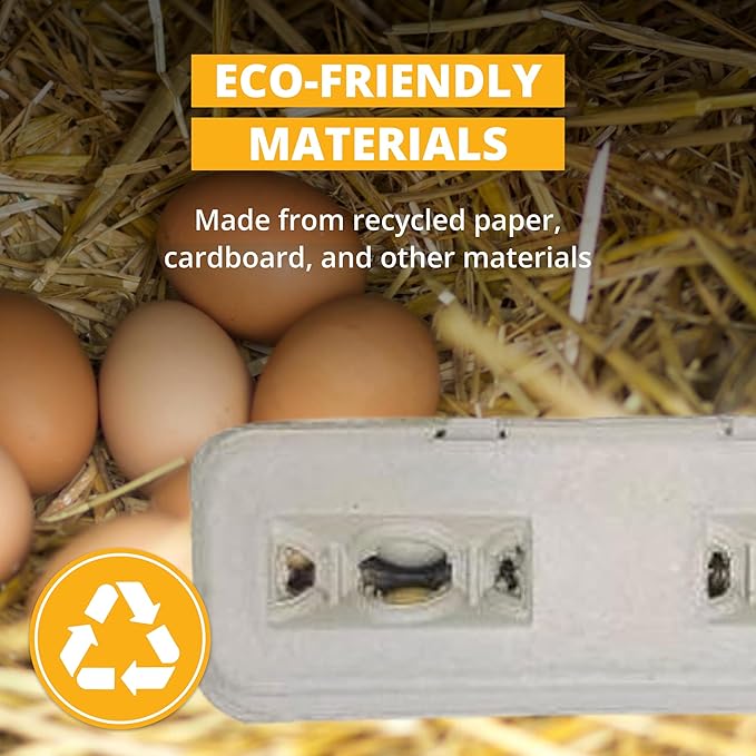 Stromberg's Jumbo Blank Egg Cartons, Bulk Pack for Jumbo Eggs, Perfect for Custom Branding, Safe & Secure Egg Storage, Convenient Stacking for Easy Transport and Storage, 200 Pack