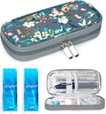 YOUSHARES Insulin Cooler Travel Case - Portable Refrigerated Medicine Case for Insulin Pen, Medication and Diabetic Supplies with 2 TSA Approved Ice Pack