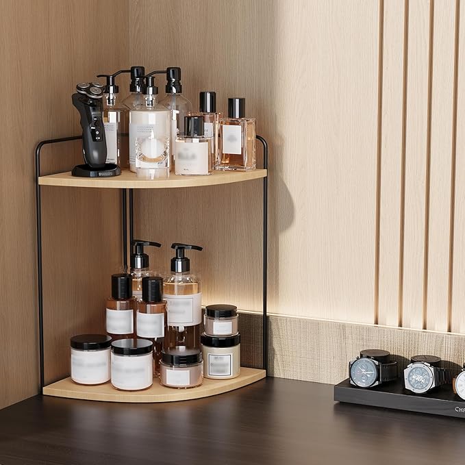 Bathroom Counter Organizer,Countertop Organizer,Vanity Organizers,Bathroom Storage,Bathrooms Sink Organizers,Counter Shelf,Corner Counter,Corner Shelves