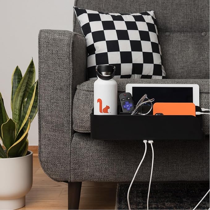 Squirrel Black Bedside Caddy