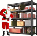 3000LBS Garage Shelving Units and Storage, Heavy Duty Shelf Rack, 5 Tier Shelves for Garage Storage, Metal Adjustable Shelf for Basement, Warehouse and Supermarket