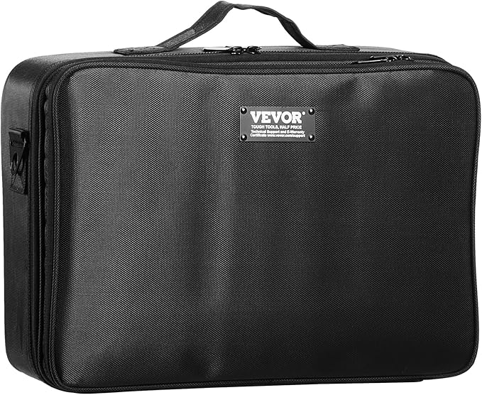 VEVOR Makeup Train Case Professional Makeup Storage Organizer Box Make Up Carrier for Women and Girls